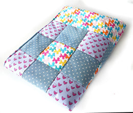 Christmas Personalized Pet Blanket with Name | Custom Handcrafted Patchwork Dog Quilt -CurliTail