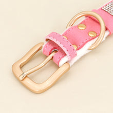 Custom Winter Personalized Rhinestone Dog Collar | Soft Padded Puppy Collar for Small Dogs Cats
