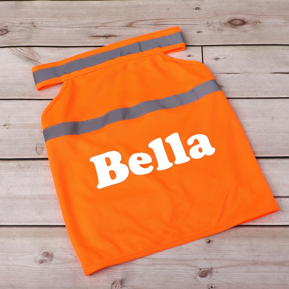 Custom Reflective Dog Vest – Personalized Safety Dog Clothes for Night Walking and Outdoor Adventures - CurliTail