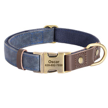Personalized PU Leather Dog Collars | Custom Dog ID Collar with Name