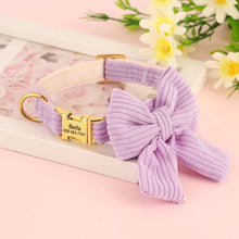 Girly Bow Dog Collars – Stylish, Personalized Pet Collars | CurliTail