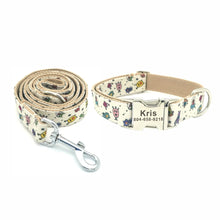 Space Monster Pet Collar with Personalized ID Tag and Leash | Adjustable Collar for Dogs