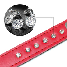 Personalized Cat Collar Bling Rhinestone | Custom Nameplate ID Collar for Small Dogs & Kittens