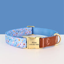 Personalized Floral Pet Collars – Premium Collection by CurliTail