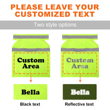 Custom Reflective Dog Vest – Personalized Safety Dog Clothes for Night Walking and Outdoor Adventures