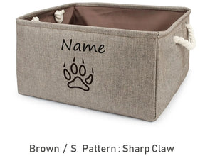 Brown Sharp Claw Vector CurliTail Toy Basket