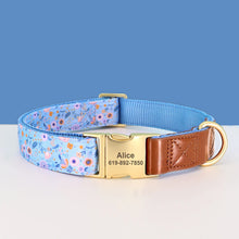 Personalized Floral Pet Collars – Premium Collection by CurliTail