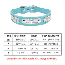 Personalized Cat Collar Bling Rhinestone | Custom Nameplate ID Collar for Small Dogs & Kittens