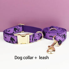 Personalized Halloween Dog Collar with Free Engraving ID Name Tag Matching Leash And Harness