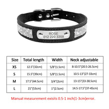 Personalized Cat Collar Bling Rhinestone | Custom Nameplate ID Collar for Small Dogs & Kittens