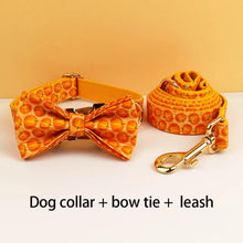 Personalized Halloween Adjustable Dog Collar Leash Set with ID Tag Engraving