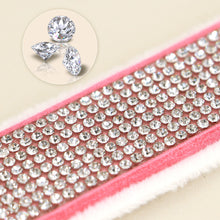 Custom Winter Personalized Rhinestone Dog Collar | Soft Padded Puppy Collar for Small Dogs Cats