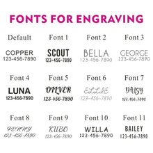 Personalized Dog Collar with Free Engraving, Blue Lilac Pet Collar