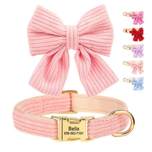 Girly Bow Dog Collars – Stylish, Personalized Pet Collars | CurliTail