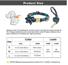 Autumn Floral - Personalized Dog ID Collars - CurliTail