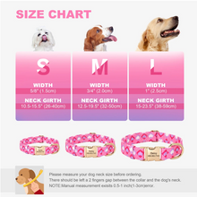 Multidesign Flower Dog Collar: Personalized Accessory in multiple colors - CurliTail