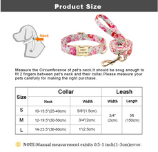 Fascinating Florals: Collars And Leashes | Personalized
