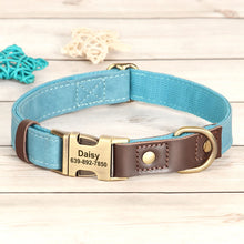 Personalized PU Leather Dog Collars | Custom Dog ID Collar with Name