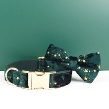 Celestial Elegance: Personalized Set; Bow, Collar, Harness, Leash