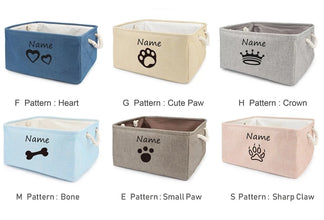 Color Variations in Vector CurliTail Toy Basket