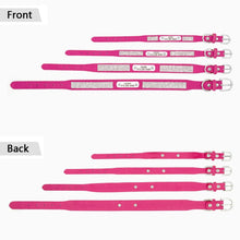 Personalized Cat Collar Bling Rhinestone | Custom Nameplate ID Collar for Small Dogs & Kittens