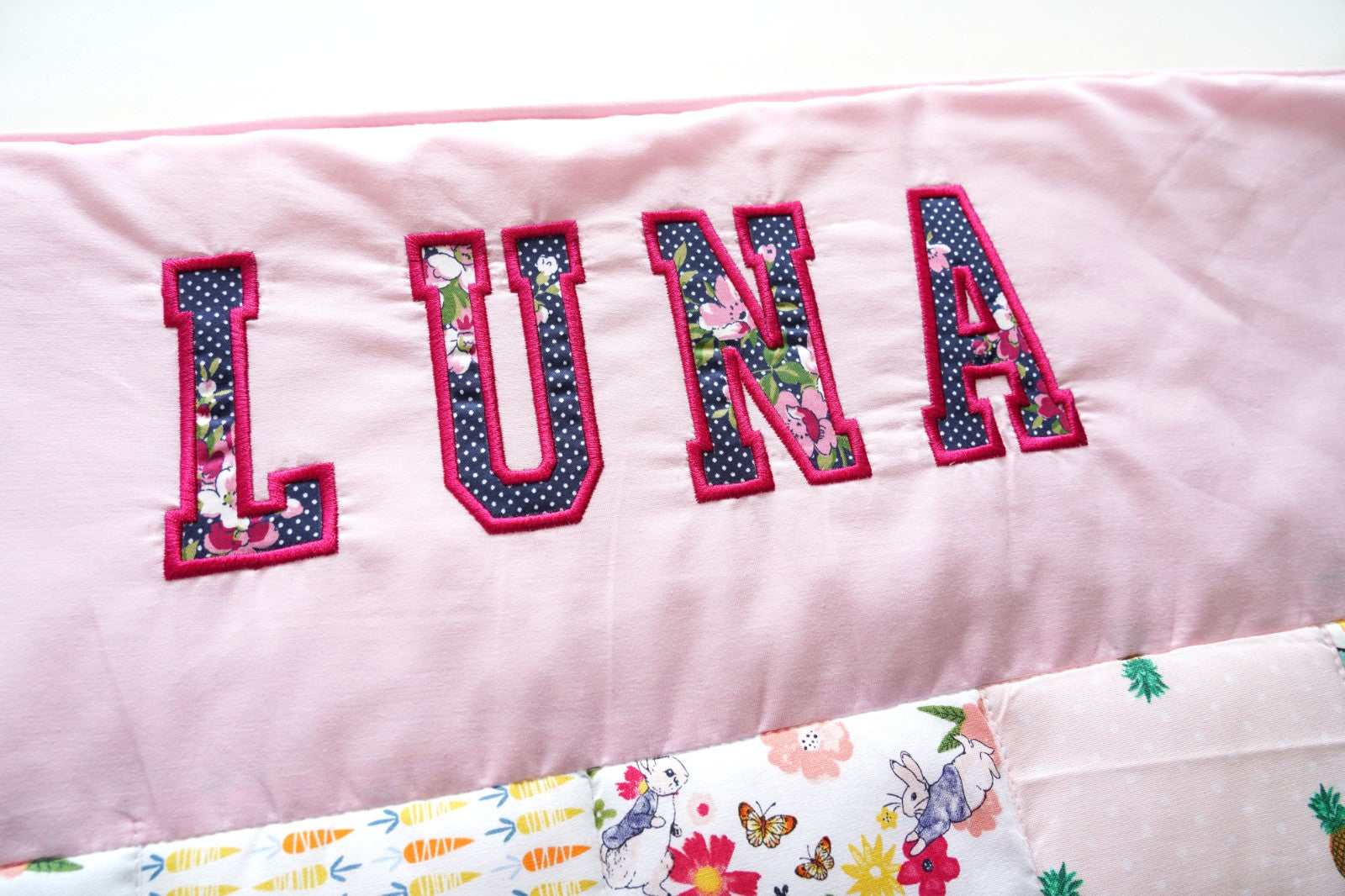 Christmas Personalized Pet Blanket with Name | Custom Handcrafted Patchwork Dog Quilt -CurliTail