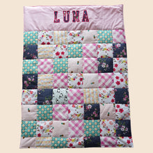 Christmas Personalized Pet Blanket with Name | Custom Handcrafted Patchwork Dog Quilt -CurliTail
