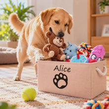 Vector Personalized Pet Toy Basket