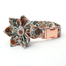 Boho Floral Flower Collar And Leash: Personalized Flower Collar And Leash Set - CurliTail