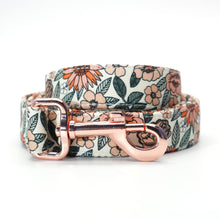 Boho Floral Set: Personalized Flower Collar/Bow collar, Harness, Leash, Poopbag, And Bandana. - CurliTail