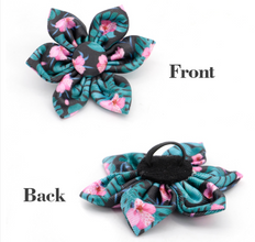 Floral Dog Collars Dog ID Collars Leash Set Personalized Dog Collars  Wedding dog collars