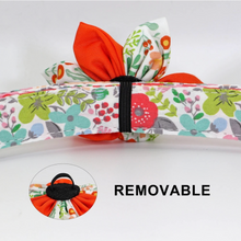 Floral Dog Collars Dog ID Collars Leash Set Personalized Dog Collars Wedding dog collars Beautiful wedding lace collars Curlitail