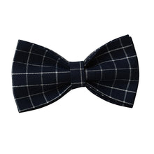 Trendy Navy Blue Checks: Personalized Collar And Leash set - CurliTail