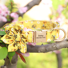 Multidesign Flower Dog Collar: Personalized Accessory in multiple colors - CurliTail
