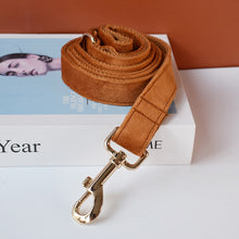 Blissfull Brown Shades: Personalized Flower Collar and Leash Set - CurliTail