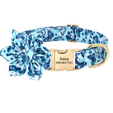 Multidesign Flower Dog Collar: Personalized Accessory in multiple colors - CurliTail