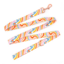 Pink And Rainbow Shades: Personalized Bow Collar And Leash Set - CurliTail