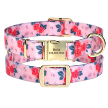Printed Waterproof Personalized Collars And Leashes - CurliTail