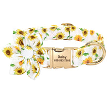 Multidesign Flower Dog Collar: Personalized Accessory in multiple colors - CurliTail