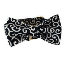 Patterns In Blue: Personalized Collar And Leash - CurliTail