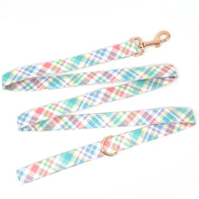 Summer Plaid Fashions: Personalized Collar And Leash - CurliTail