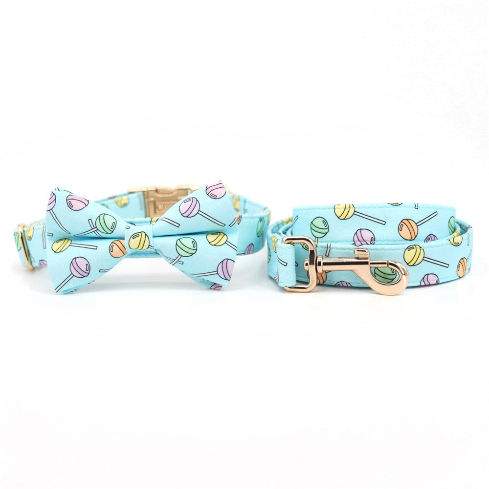 Lovely Lollipops: Personalized Bow Collars And Leashes