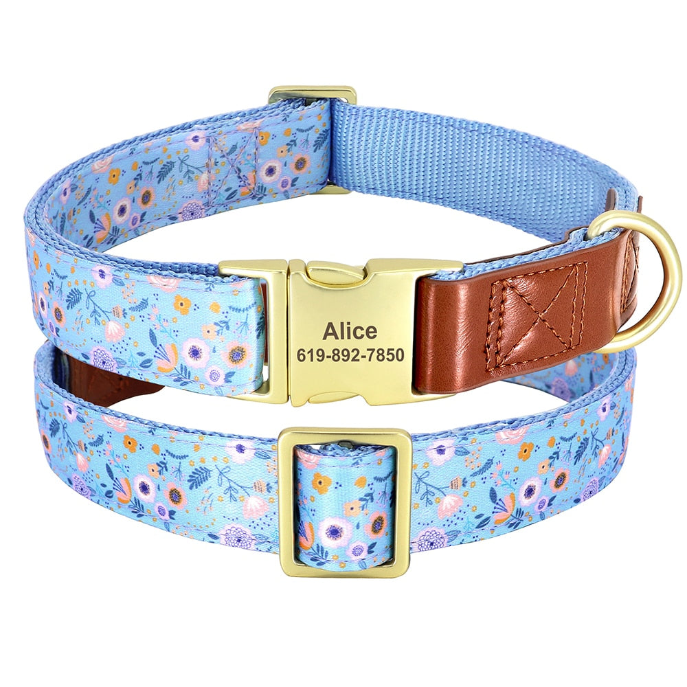 Shades Of PU Leather Collars: Personalized - CurliTail