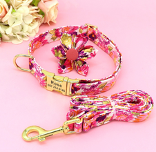 Personalized Dog ID Collars Wedding dog collars 2021 designer dog collars floral dog collars bow dog collars CurliTail