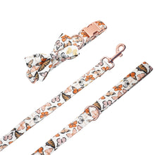 Breezy Butterflies: Personalized Bow collar And Leash Set. - CurliTail