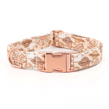 Surprising Saturn: Personalized Bow Collar And Leash Set - CurliTail