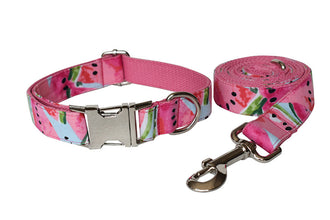 Theme Based Dog Collars, Watermelon Collars Flower Collars for dogs