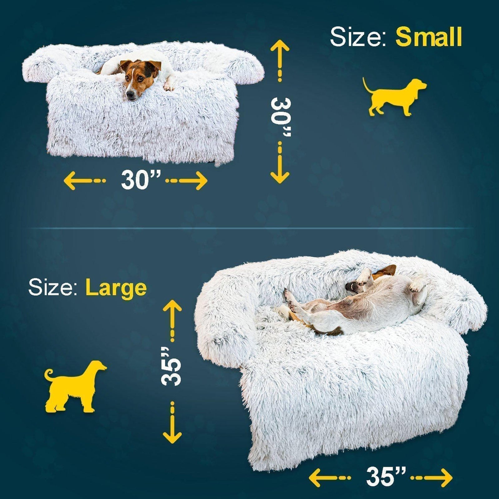 Pet Dog Mat Sofa Dog Bed Thickened Soft Pad Blanket Cushion Home Washable Rug Warm Cat Bed Mat For Couches Car Floor Protector - CurliTail