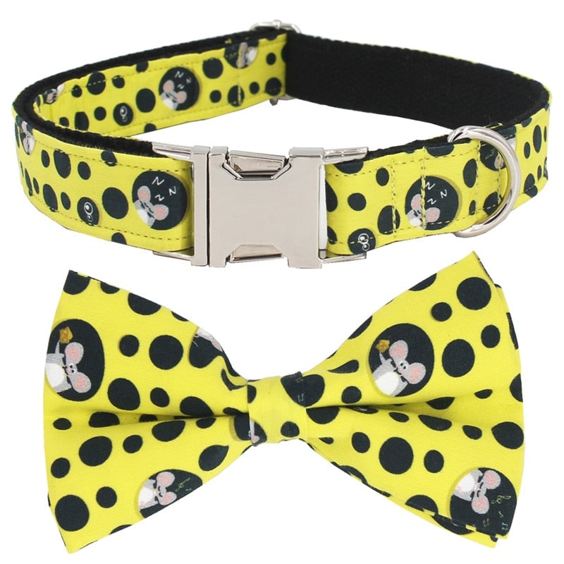Cute Mouse Collar And Leash: Personalized