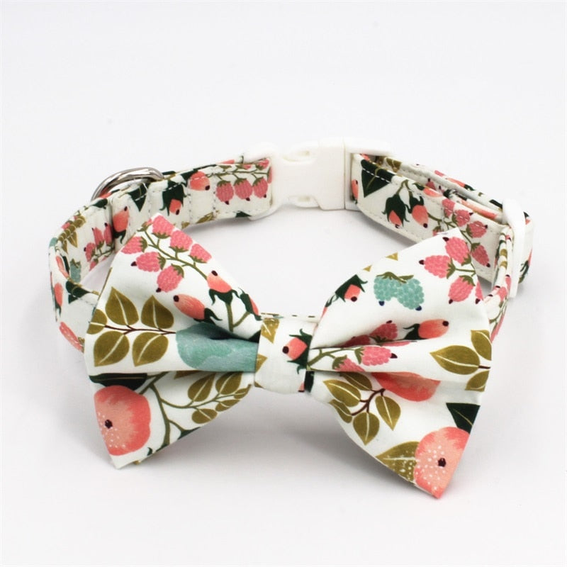 Floral Leaves: Personalized Collars And Leashes - CurliTail